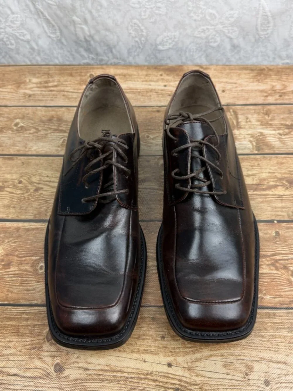 Borelli Men’s Brown Leather Dress Shoes Size 11 Title: Borelli Men’s Brown